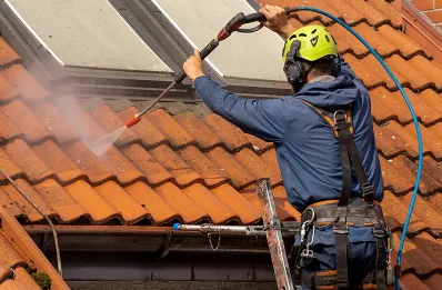 Démoussage et hydrofuge de toiture à Englos